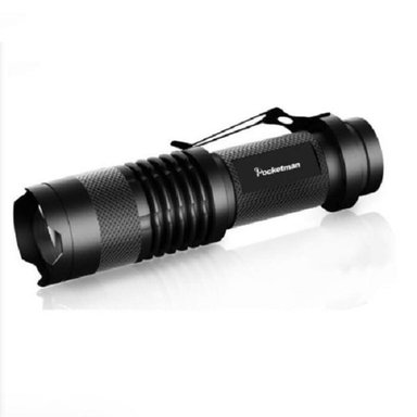 LINTERNA LED T6 2000LM RECARGABLE USB CON ZOOM AJUSTABLE LÁMPARA POTENTE PEQUEÑA PORTÁTIL - 1