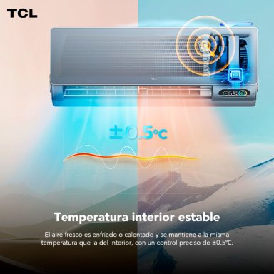 AIRE ACONDICIONADO INVERTER TCL FRESHIN 12.000 BTU WIFI - 15