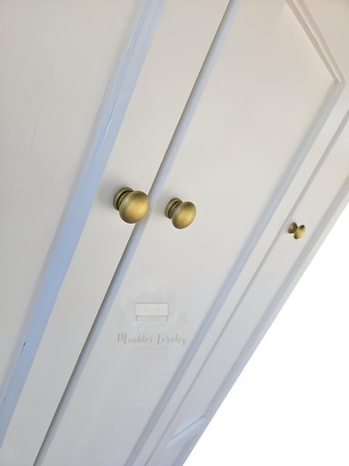 CLÓSET MUEBLES LORELEY MADERA BLANCO 3 CUERPOS - 6
