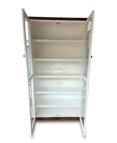 BIBLIOTECA MUEBLES LORELEY MADERA PINO BLANCO HEIMLICHT - 4
