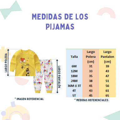CONJUNTO PIJAMA LARGA ALGODON NIÑA AZUL ELECTRICO GATITA BEBES MANGA LARGA - 2