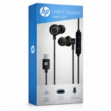 AUDÍFONOS HP MANOS LIBRES DHH-1127 PRO NEGRO CONECTOR USB TIPO C - 1