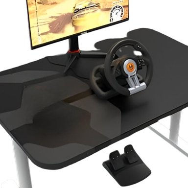 KIT VOLANTE CON PEDALES KROM K-WHEEL PREMIUM PS4 XBOX ONE PC - 8