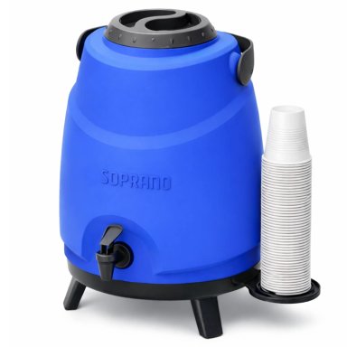 MAXI TERMO 12 LITROS SOPRANO AZUL PARA AGUA FRIA Y CALIENTE - 1