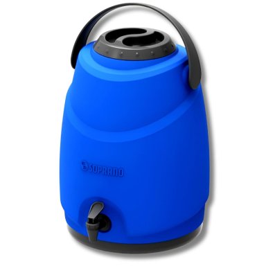 MAXI TERMO 12 LITROS SOPRANO AZUL PARA AGUA FRIA Y CALIENTE - 2