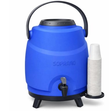 MAXI TERMO 12 LITROS SOPRANO AZUL PARA AGUA FRIA Y CALIENTE - 4