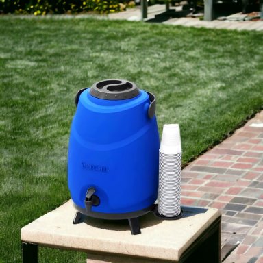 MAXI TERMO 12 LITROS SOPRANO AZUL PARA AGUA FRIA Y CALIENTE - 9