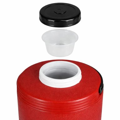 MAXI TERMO 6 LITROS TERMOLAR ROJO PARA AGUA CALIENTE Y FRIA - 3