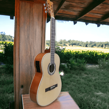 GUITARRA ELECTROACUSTICA SEVILLANA 39” CON ALMA + FUNDA 8941 - 3