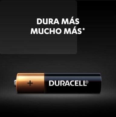 PACK 12 PILAS DURACELL AAA ALCALINA DE LARGA DURACION - 4