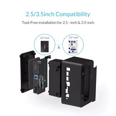 LECTOR DISCOS ULINK SATA USB 3.0 HIGH SPEED DOCK STATION DCK300 - 8