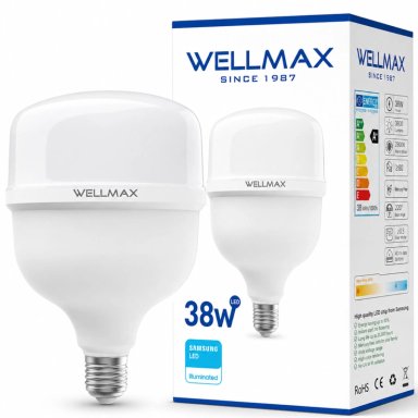 AMPOLLETA LED OEM ECOLITE T115 38 W WELLMAX 38 W HIGH POWER PROFESSIONAL LINE T115 - 7