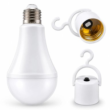 AMPOLLETA LED RECARGABLE DE EMERGENCIA WELLMAX SUPER NOVA 9W - 3