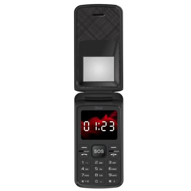 TELÉFONO MICROLAB 9312 32 MB 32 MB RAM 1.3 MP 1 " SENIOR 4G DE ADULTO MAYOR BOTON S.O.S MLAB BK - 1