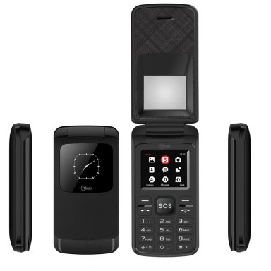 TELÉFONO MICROLAB 9312 32 MB 32 MB RAM 1.3 MP 1 " SENIOR 4G DE ADULTO MAYOR BOTON S.O.S MLAB BK - 3