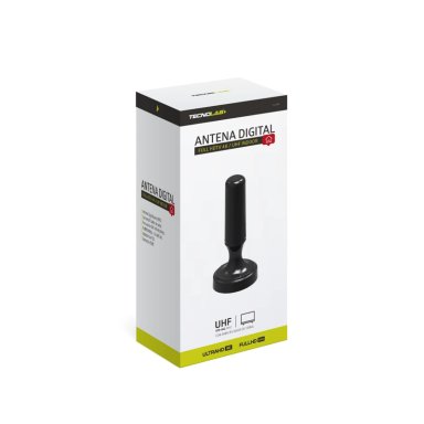 ANTENA TECNOLAB TL590 TV DIGITAL AMPLIFICADA 5MT 4K ULTRA HD FHD - 4