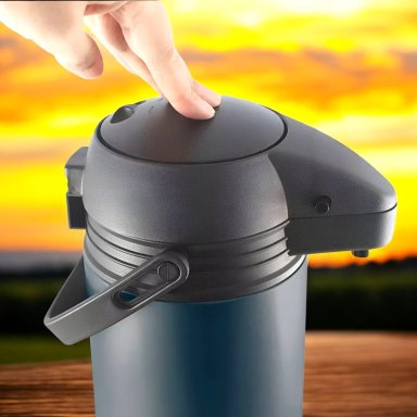 TERMO SIFON DE LIQUIDOS JADO 1.9L THERMOS 12H HOT & 24H COLD AZUL - 9