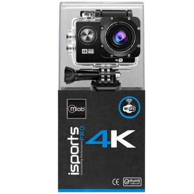 CÁMARA DEPORTIVA MLAB WI-FI CINEMA 4K ULTRA HD WATERPROOF ISPORT 8962 - 1
