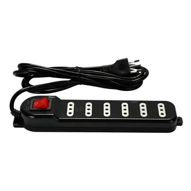 ALARGADOR DE 3MT CERTIFICADO 6 POS + SWITCH CORTA CORRIENTE - 7