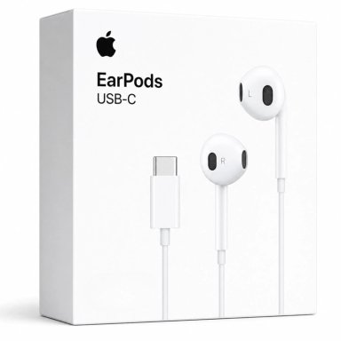 AUDIFONOS APPLE EARPODS ORIGINALES USB-C WHITE - 1