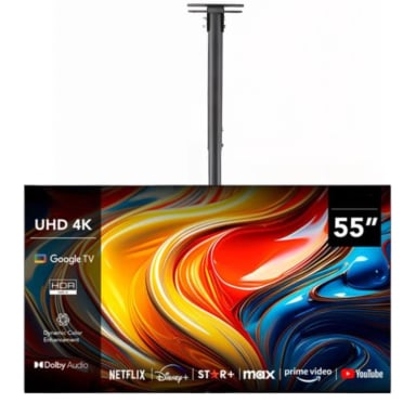 SOPORTE DE TV DE 32' A 55' PARA TECHO DE ACERO REFORZADO K89 - 1