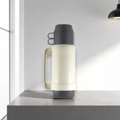 TERMO PARA LIQUIDOS 1.8 LITROS THERMOS 32-180-C6 BLANCO - 4