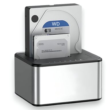 LECTOR DE DISCOS SATA USB 3.0 DOCKING STATION DUAL DCK250D - 1