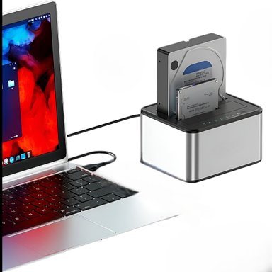 LECTOR DE DISCOS SATA USB 3.0 DOCKING STATION DUAL DCK250D - 3