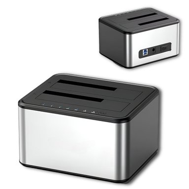 LECTOR DE DISCOS SATA USB 3.0 DOCKING STATION DUAL DCK250D - 9