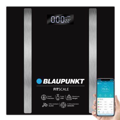BALANZA DIGITAL CORPORAL  BLAUPUNKT SMART FIT SCALE 180K BK - 6
