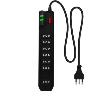 ALARGADOR 2.1MTS 7 SALIDAS CON PROTECIONDE VOLTAJE 2500W SEC - 1