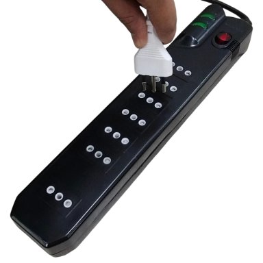 ALARGADOR 2.1MTS 7 SALIDAS CON PROTECIONDE VOLTAJE 2500W SEC - 5