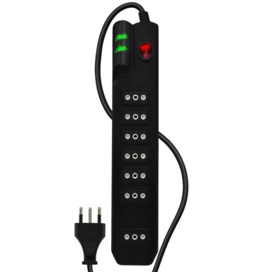 ALARGADOR 2.1MTS 7 SALIDAS CON PROTECIONDE VOLTAJE 2500W SEC - 8