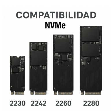 COFRE DE DISCOS SSD M2 PCI-E NVME HIGH SPEED CASE USB-C 2 TB - 2