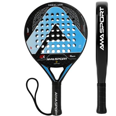 PALA DE PADEL DE FIBRA DE CARBONO  AMASPORT 12K OMEGLAS - 1