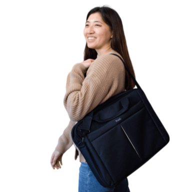 BOLSO PARA NOTEBOOK TRUST PRIMO 16' MAX ULTRA LIVIANO  BLACK - 8