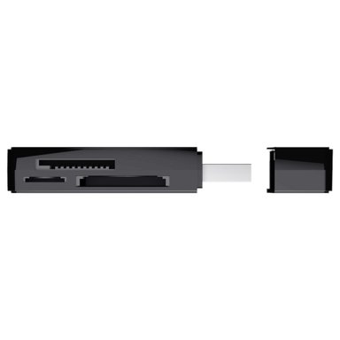 LECTOR DE MEMORIAS MULTIFORMATOS TRUST NANGA USB 3.2 / 5GBPS - 4
