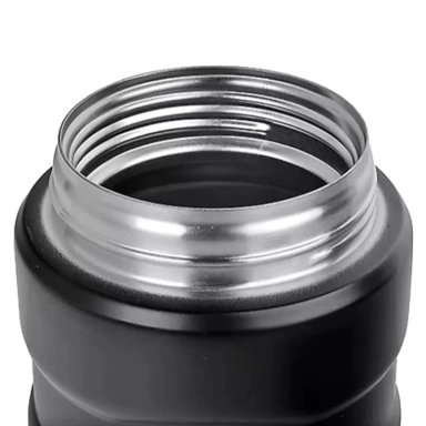 TERMO DE COMIDA INOX THERMOS KING  700ML  NEGRO - 4