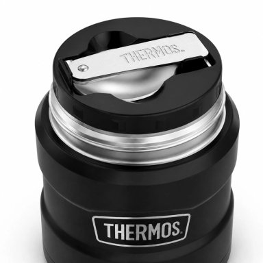 TERMO DE COMIDA INOX THERMOS KING  700ML  NEGRO - 6