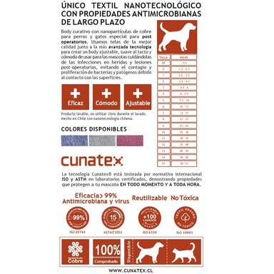 ROPA BODY PERROS COBRE CUNATEX GRIS TALLA 0 1.5 2.5 KG - 3