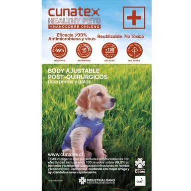 ROPA BODY PERROS COBRE CUNATEX GRIS TALLA 9 21 -25 KG - 2