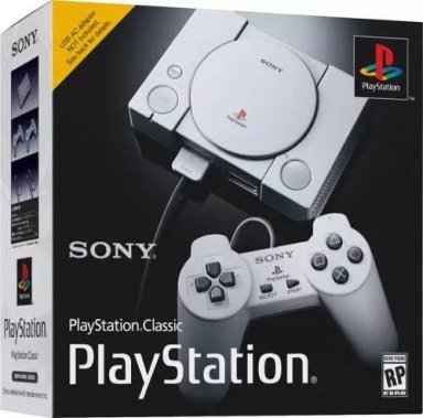 PLAYSTATION CLASSIC MINI + 2 CONTROLES + 20 JUEGOS - 1