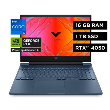 NOTEBOOK GAMER HP VICTUS 15-FA1097LA INTEL CORE I7 16GB RAM 1TB SSD NVIDIA RTX 4050 15.6” - 1