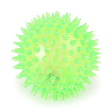 PELOTA PERROS JUGUETE LUZ Y SONIDO MASCOTA INTERACTIVA 7.5 CM - 4
