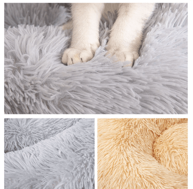 CAMA PERROS Y GATOS ANTIESTRÉS FELPA 70CM - 10