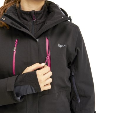 CHAQUETA MUJER ANDES B-DRY HOODY JACKET NEGRO LIPPI I20 - 5