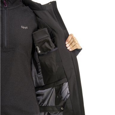 CHAQUETA MUJER ANDES B-DRY HOODY JACKET NEGRO LIPPI I20 - 8