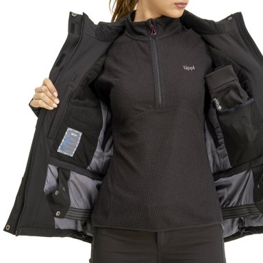 CHAQUETA MUJER ANDES B-DRY HOODY JACKET NEGRO LIPPI I20 - 9