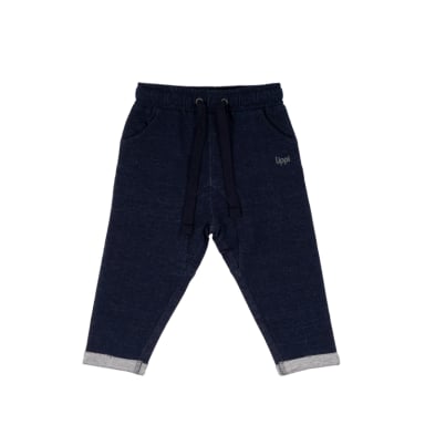 PANTALON NIÑO AZUL RELAXED - 1