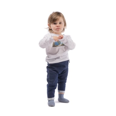 PANTALON NIÑO AZUL RELAXED - 2